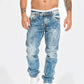 Men's Fashion Stretch Jeans,Minimalist Style Suitable For Summer, Emo Style