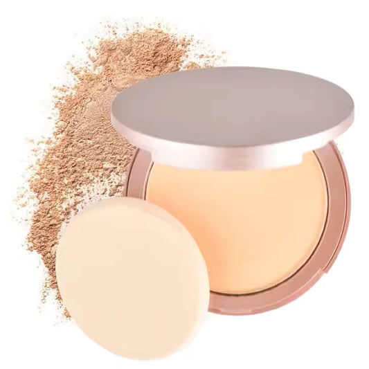 💜LAST DAY -BUY 1 GET 1 FREE💜⚡50K+ SOLD!✨Oil-Control Setting Compact Powder Foundation