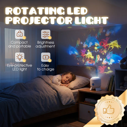 🐰✨Dynamic rotating LED projector light🐣🌸