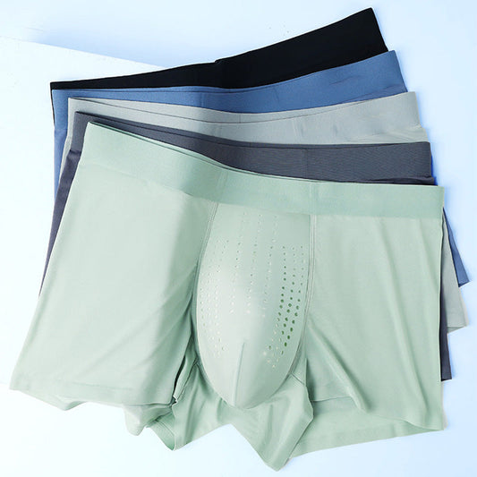 Men's Seamless Breathable Comfort Boxer Briefs